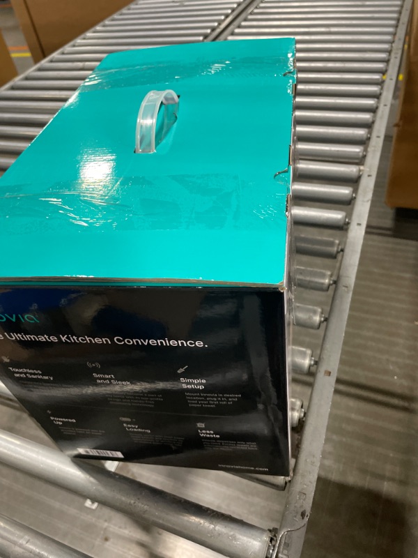 Photo 1 of Innovia Automatic Paper Towel Dispenser. Touchless Technology. Works with Most Paper Towel Brands and Sizes. Dispenses The Number of Sheets You Need. Black, Under Cabinet Mounted.