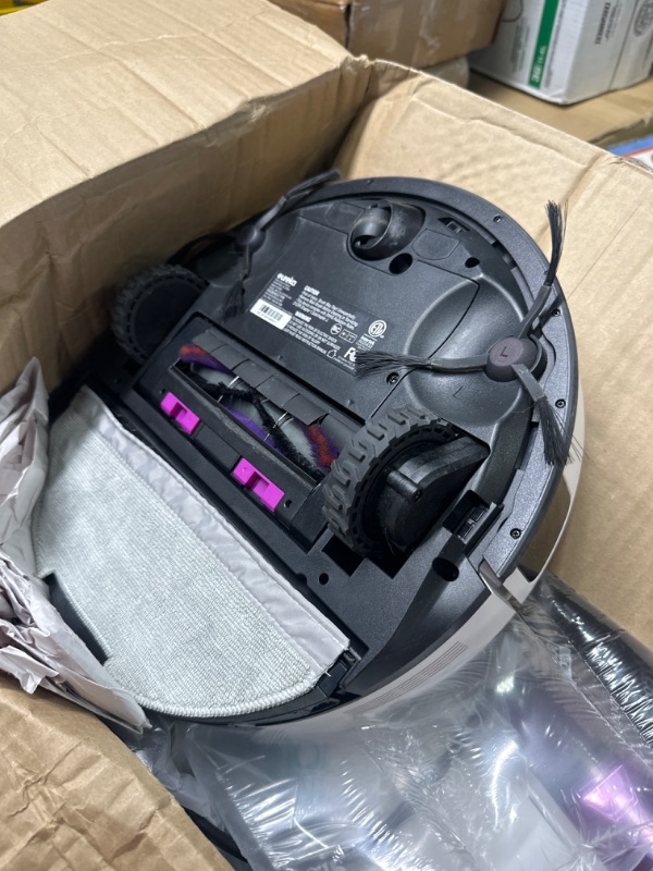 Photo 3 of *vacuum only power cord*Tikom Robot Vacuum and Mop Combo 2 in 1, 4500Pa Strong Suction, G8000 Pro Robotic Vacuum Cleaner, 150mins Max, Wi-Fi, Self-Charging, Good for Carpet, Hard Floor
