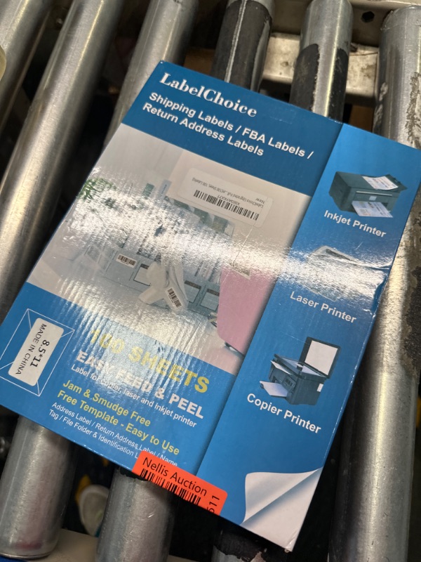 Photo 1 of 100 Sheets 1000 Labels 2”x4” 10 Up Shipping Address Labels Compatible with Laser and Inkjet Printers, 2x4 10 Per Page Strong Adhesive Easy Peel FBA Internet Mailing Shipping Labels

