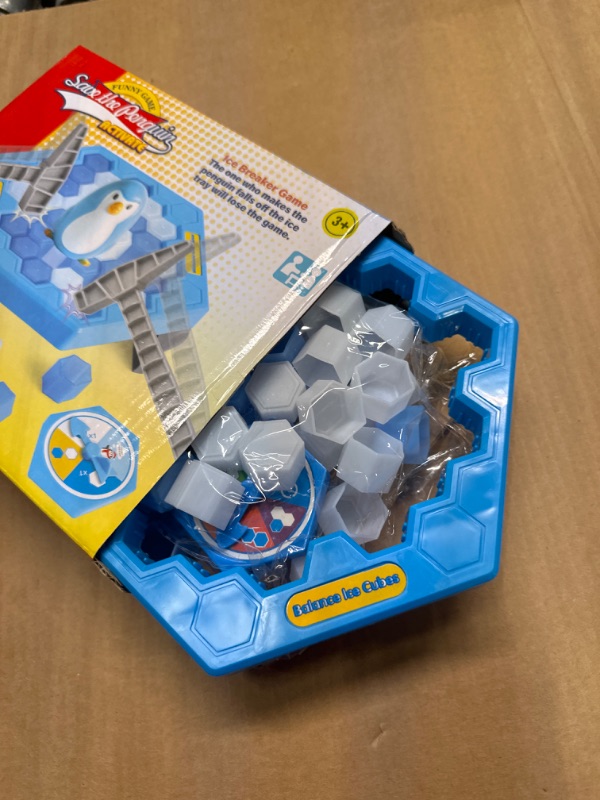 Photo 1 of DR.DUDU Save Penguin Break Ice Board Game for Kids 4-8, Ice Breaker Save Penguin On Ice Family Funny Table Game, Ice Block Breaking Penguin Trap Game Puzzle Toy Children's Day Gifts
