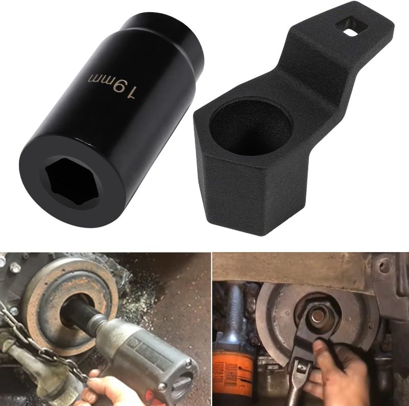Photo 1 of 19 mm Harmonic Balancer Socket & 50mm Crankshaft Crank Pulley Wrench Holder for Honda and Acura Engines
