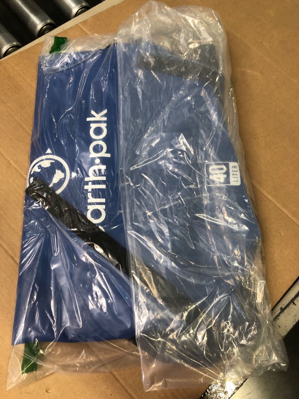 Photo 1 of Earth Pak Waterproof Dry Bag - Roll Top Waterproof Backpack Sack Keeps Gear Dry for Kayak with Waterproof Phone Case 40L Blue