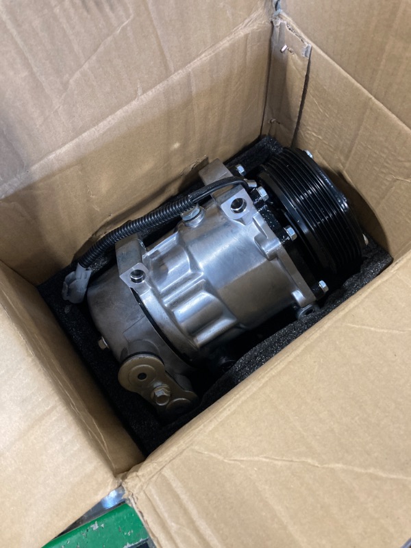 Photo 2 of A/C AC air condition compressor with Clutch L4 2.5L L6 4.0L compatible with Jeep 97-01 Cherokee / 97-98 Wrangler / 96-02 Dakota 96 97 98 99 00 01 02 (1996 1997 1998 1999 2000 2001 2002)