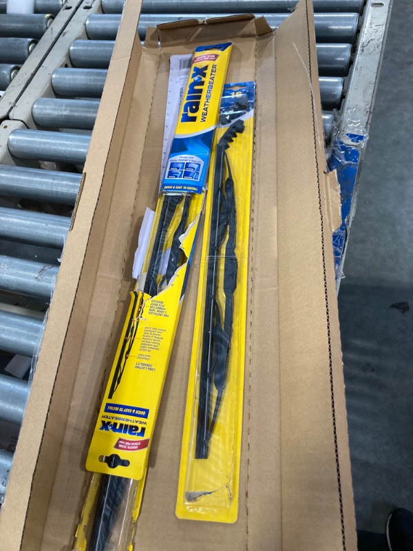 Photo 2 of Rain-X 820147 WeatherBeater Wiper Blades, 26" and 16" Windshield Wipers (Pack Of 2), Automotive Replacement Windshield Wiper Blades That Meet Or Exceed OEM Quality And Durability Standards 26" and 16" Combo