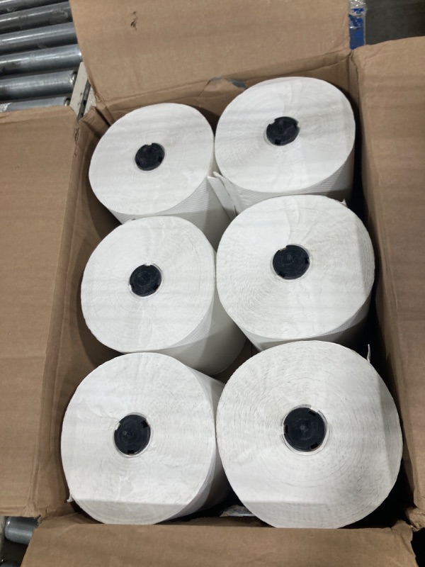 Photo 2 of \Tork Matic Soft Hand Towel Roll White H1, Advanced, High Absorbency, 6 Rolls x 900 ft, 290095
