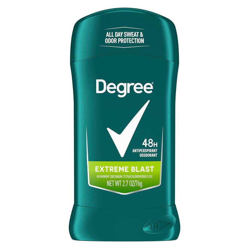 Photo 1 of Degree Men Original Protection Antiperspirant Deodorant Extreme Blast Pack of 6 48-Hour Sweat and Odor Protection Antiperspirant For Men 2.7 oz
