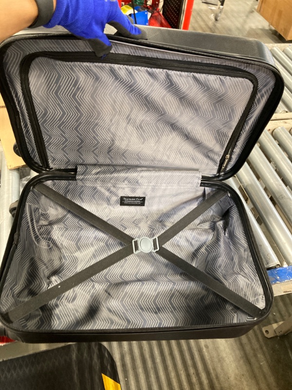 Photo 1 of Travelers Club Cosmo Hardside Spinner Luggage, Black, Carry-On 20-Inch Carry-On 20-Inch Black
