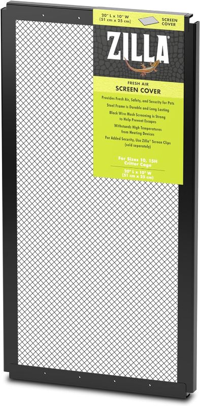 Photo 1 of 10 gallon - 1 count Zilla Fresh Air Screen Cover Fine