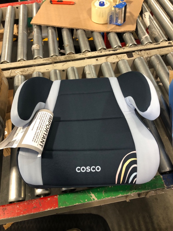 Photo 1 of Cosco Topside Backless Booster Car Seat, Lightweight 40-100 lbs, Rainbow