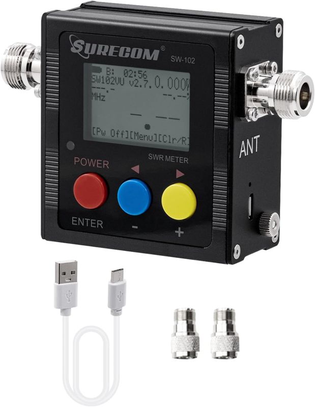 Photo 1 of Mcbazel Surecom SW-102 Digital VHF/UHF 125-525Mhz Antenna Power & SWR Meter
