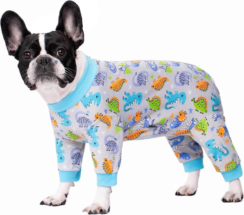 Photo 1 of Dog Surgery Recovery Suit, Dog Onesie for Surgery Female Male Dogs, Dogs Pajamas Long Sleeve, Small Dogs Onesie, Abdominal Wound Bandages Surgical Suit, Cat Recovery Suit for Shedding Skin Disease
