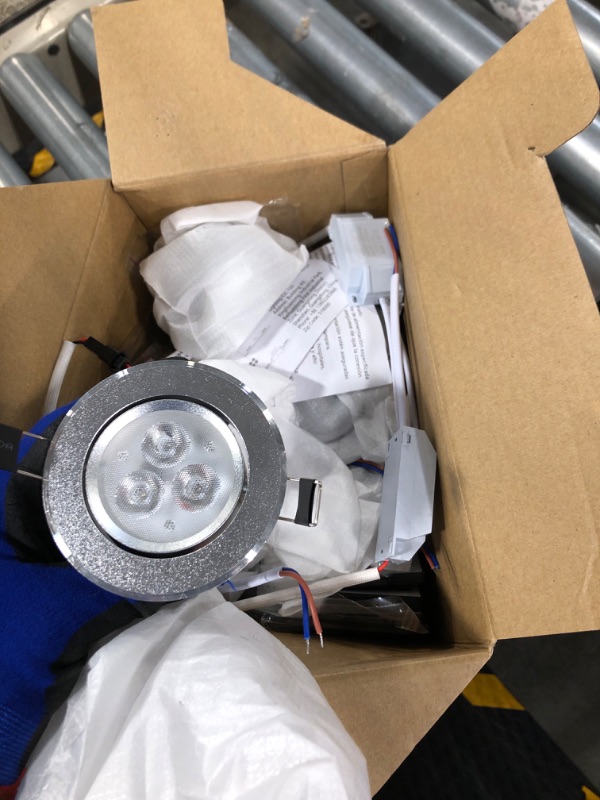 Photo 1 of Esbaybulbs Pack of 10 LED Color Changing Recessed Lighting 3W RGB Downlight Ceiling Light with Remote Control
