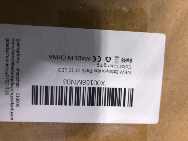 Photo 1 of Esbaybulbs Pack of 10 LED Color Changing Recessed Lighting 3W RGB Downlight Ceiling Light with Remote Control
