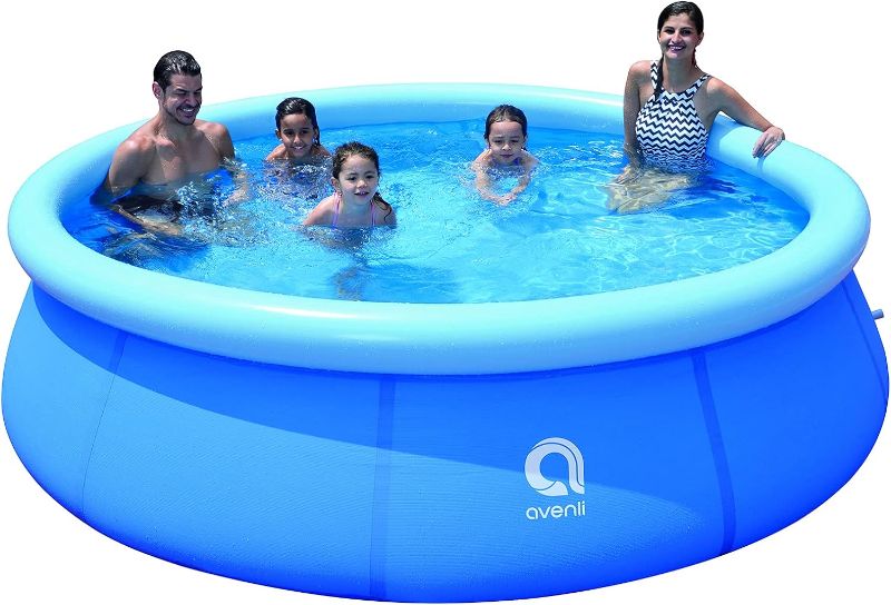 Photo 1 of 10ft x 30in Inflatable Swimming Pool Outdoor Above Ground Pool,Top Ring Blow Up Pool Easy Set
