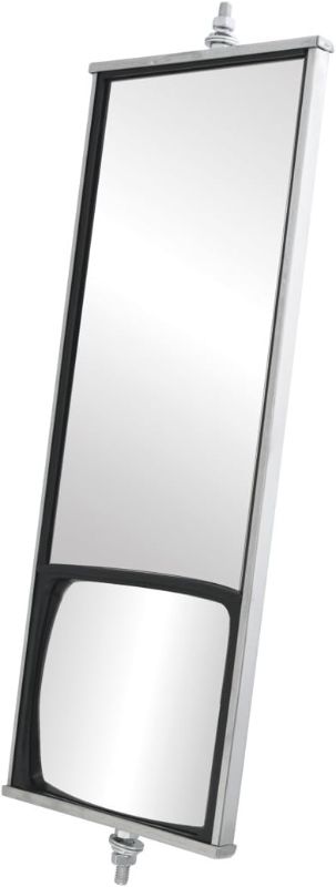 Photo 1 of GG Grand General 33230 Stainless Steel 6 X 16 inches West Coast Built-in Convex Mirror for Trucks, Buses, Utility Vehicles and More
