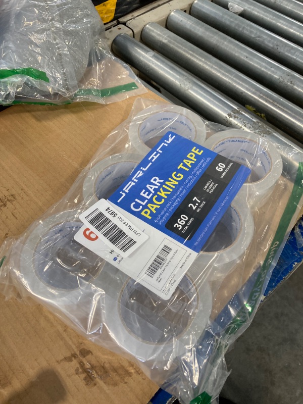 Photo 2 of JARLINK Clear Packing Tape (6 Rolls), Heavy Duty Packaging Tape for Shipping Packaging Moving Sealing, 2.7mil Thick, 1.88 inches Wide, 60 Yards Per Roll, 360 Total Yards
