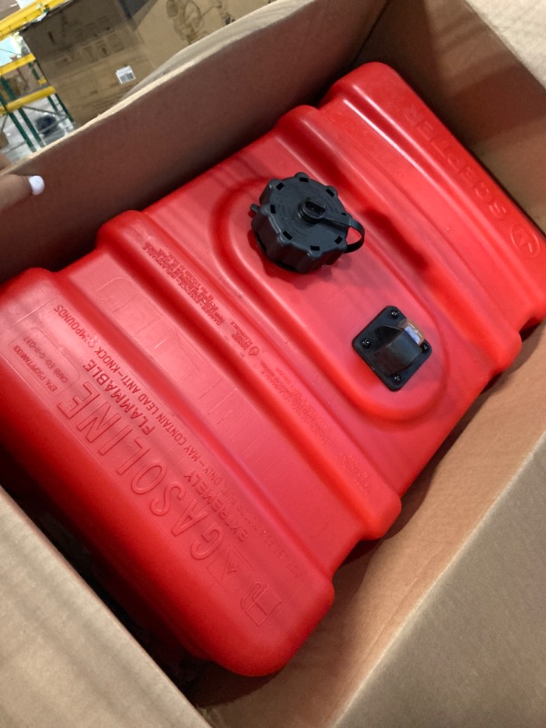 Photo 1 of Scepter Marine 08667 Rectangular Fuel Tank - 9 Gallon, Red Red 9 Gallon 23" X 14" X 11-1/2"