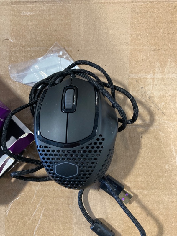 Photo 1 of Cooler Master MM720 Black Matte Lightweight Gaming Mouse with Ultraweave Cable, 16000 DPI Optical Sensor, RGB and Unique Claw Grip Shape
