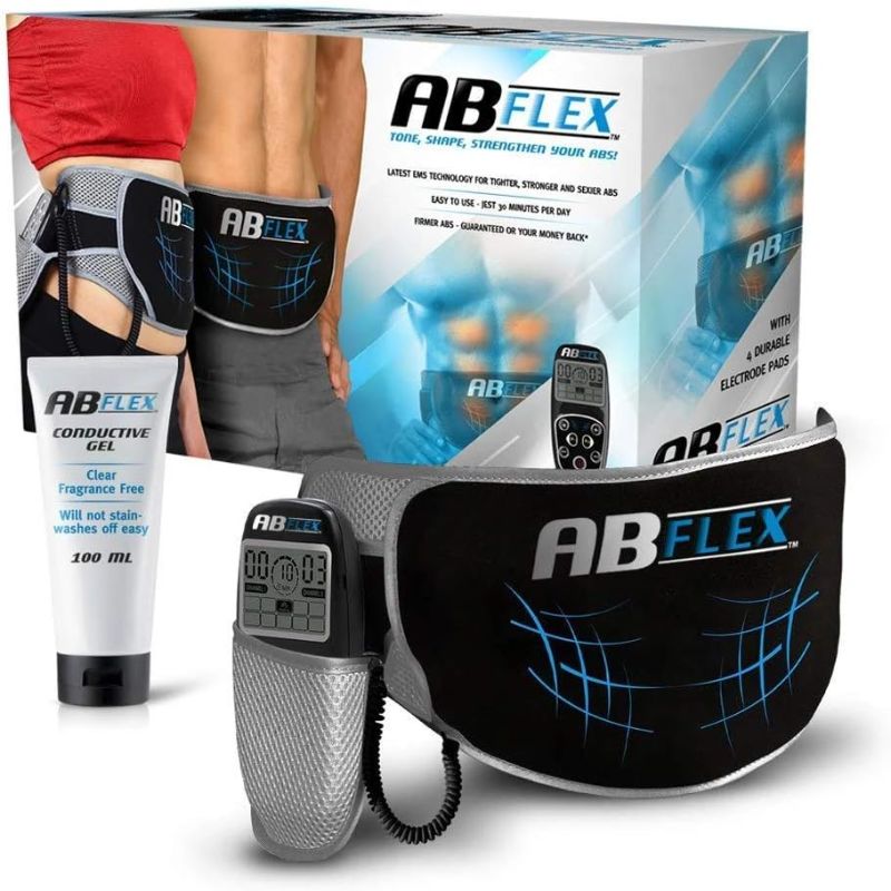 Photo 1 of Ab Toning Belt for Developed Stomach Muscles - Ab Stimulator - Remote for Quick and Easy Adjustments - 99 Intensity Levels and 10 Workouts for Fast Results
