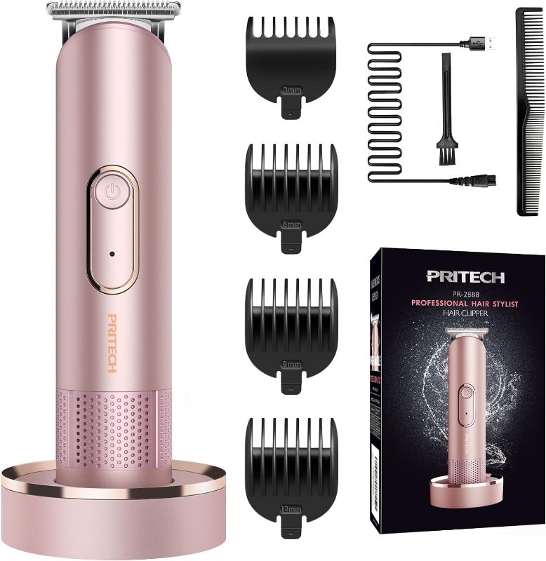 Photo 1 of ** different color***
PRITECH Bikini Trimmer for Women, Waterproof Pubic Hair Trimmer Women for Wet & Dry Use, Electric Shaver for Women, Women Electric Razor with Standing Recharge Dock, Rose Gold
