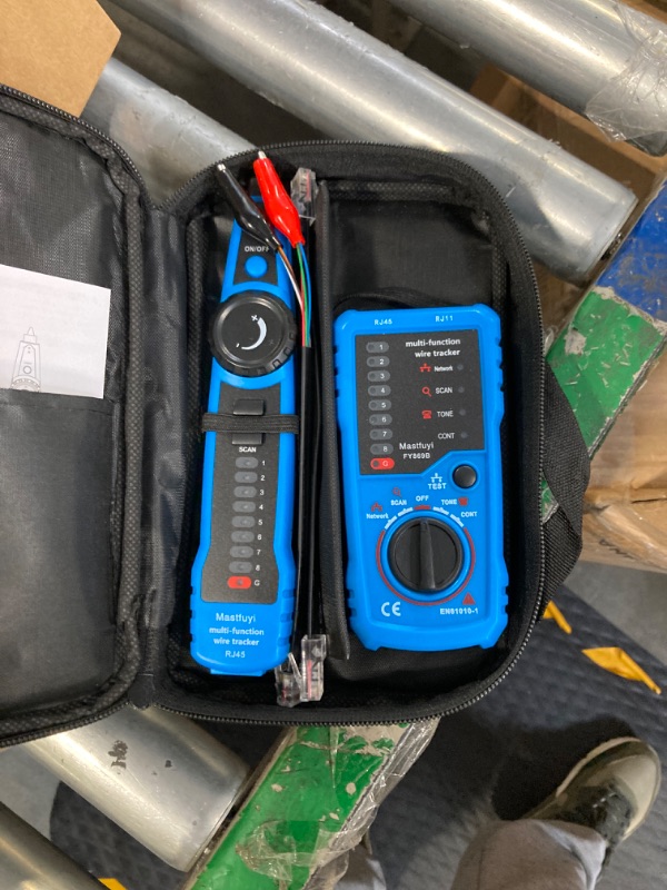 Photo 3 of *** NOT FUNCTIONAL**** SELLING AS PARTS*** NO RETURNS****
Network Cable Tester, Digital Signal Cable Tracer with Probe Tone, RJ11 RJ45 Line Finder, Telephone Line Test, Ethernet LAN Network Cat5 Cat6 Cable Maintenance Collation Digital Signal - FY869B