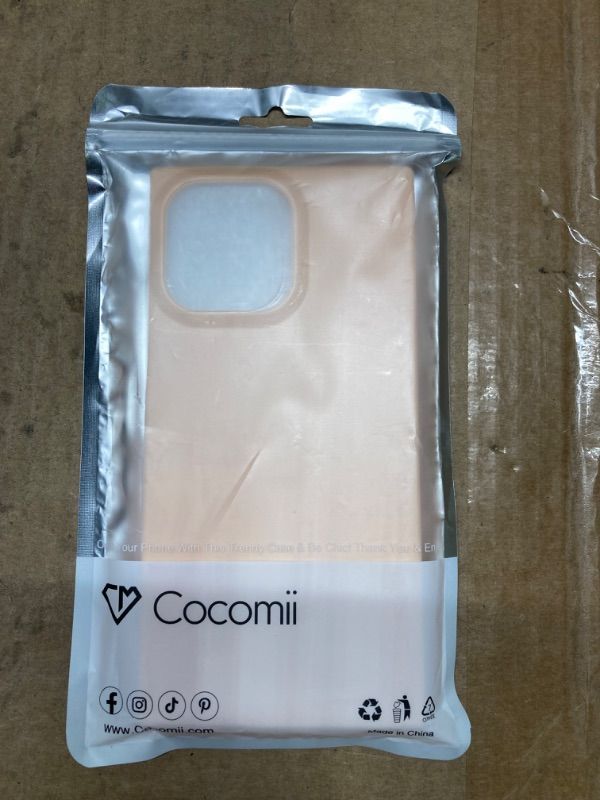 Photo 1 of COCOMII SQUARE CASE COMPATIBLE WITH IPHONE 14 PRO MAX - LUXURY, SLIM, MATTE, SOLID COLOR, TIMELESS NEUTRALS, FINGERPRINT RESISTANT, ANTI-SCRATCH, SHOCKPROOF (NUDE) NUDE IPHONE 14 PRO MAX
