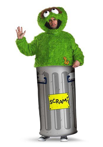 Photo 1 of **HEAD PIECE ONLY** 
DISGUISE ADULT OSCAR THE GROUCH HEAD
