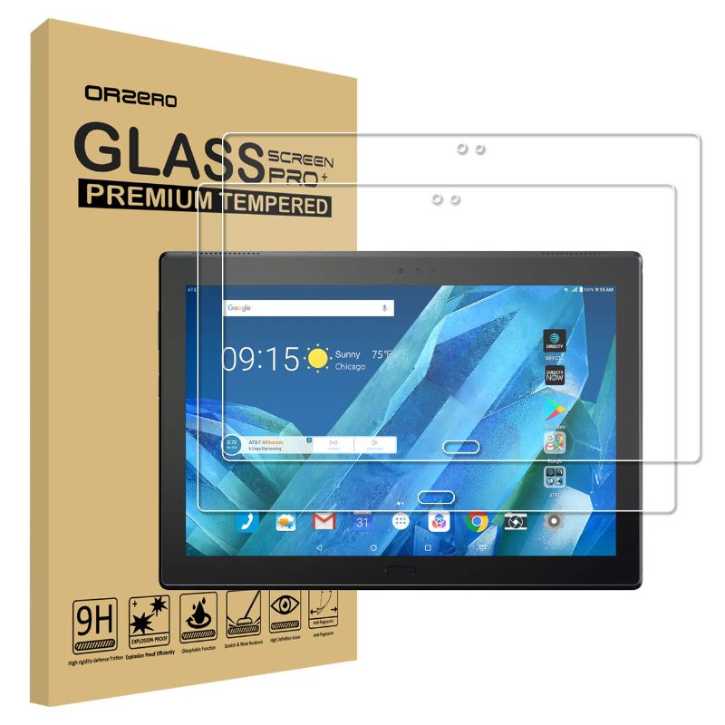 Photo 1 of (2 PACK) FOR LENOVO MOTO TAB (AT?T), LENOVO X704, TB-X704A TEMPERED GLASS SCREEN PROTECTOR, 9 HARDNESS HD ANTI-SCRATCH BUBBLE FREE
