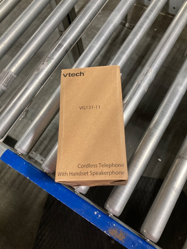 Photo 2 of [New] VTech VG131-11 DECT 6.0 Cordless Phone - Bluetooth Connection, Blue-White Display, Big Buttons, Full Duplex, Caller ID, Easy Wall Mount, 1000ft Range (Black) CID + BT Black