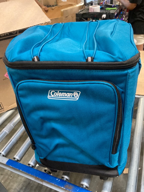 Photo 3 of Coleman 42-Can Soft Cooler with Removable Liner & Wheels Multi