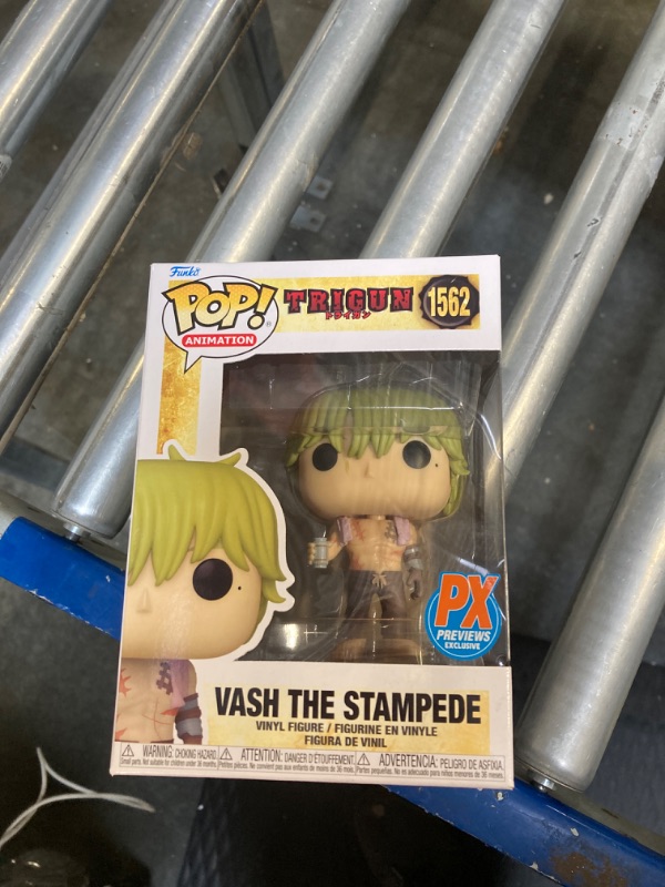 Photo 2 of Funko Pop! Animation: Trigun - VASH The Stampede (Shirtless) Figure (PX Exclusive)