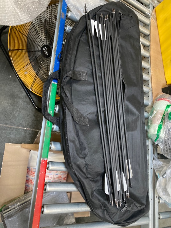 Photo 1 of Archery Compound Bow Set 20-70 LBS, Draw Length 24"-30", up to IBO 320 fps, Hunting Compound Bow with All Accessories for Archery Hunting Target Shooting Practice Black Left-Handed