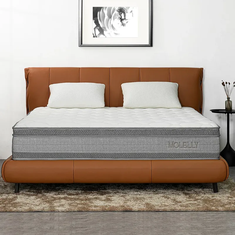 Photo 1 of Molblly Full Mattress, 10 inch Innerspring Mattress in a Box, Ultimate Motion Isolation Individually Wrapped Pocket Coils Mattress, Pressure Relief and Supportive