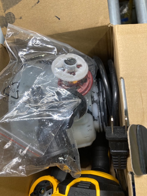 Photo 4 of Paint Sprayer, 700W HVLP Spray Gun with Cleaning & Blowing Joints, 4 Nozzles and 3 Patterns, Easy to Clean, for Furniture, Cabinets, Fence, Walls, Door, Garden Chairs etc. VF803***USED***FOR PARTS ONLY***AS IS ALL SALES ARE FINAL**NO RETURNS***
