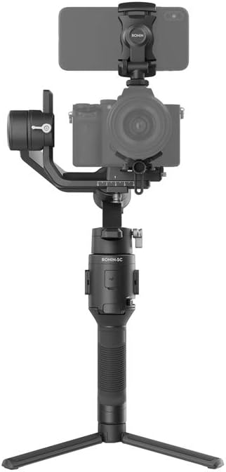 Photo 1 of DJI Ronin-SC - Camera Stabilizer, 3-Axis Handheld Gimbal for DSLR and Mirrorless Cameras, Up to 4.4lbs Payload, Sony, Panasonic Lumix, Nikon, Canon, Lightweight Design, Cinematic Filming, Black