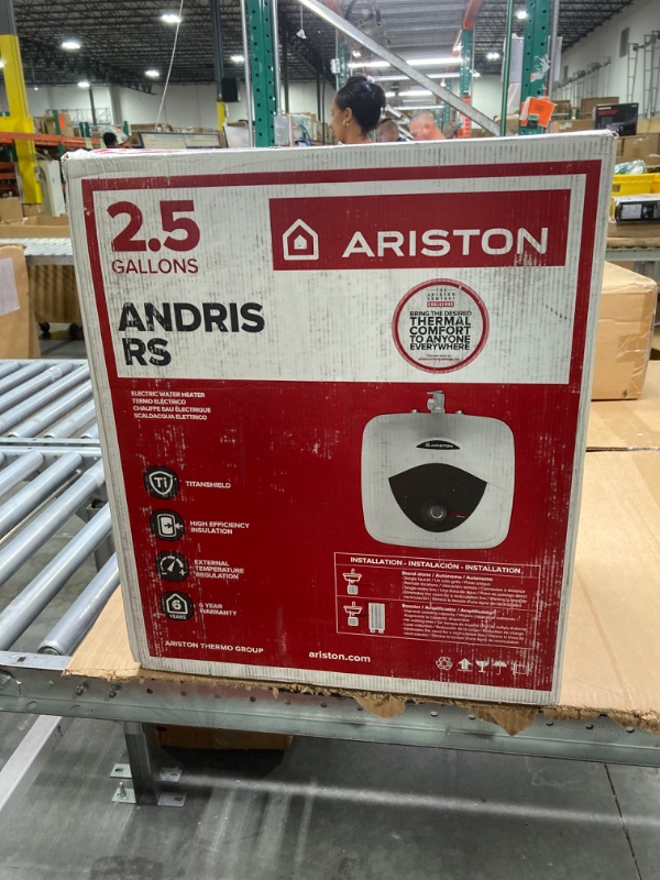 Photo 4 of Ariston Andris 2.5 Gallon 6-Year 120-Volt Corded Point of Use Mini-Tank Electric Water Heater