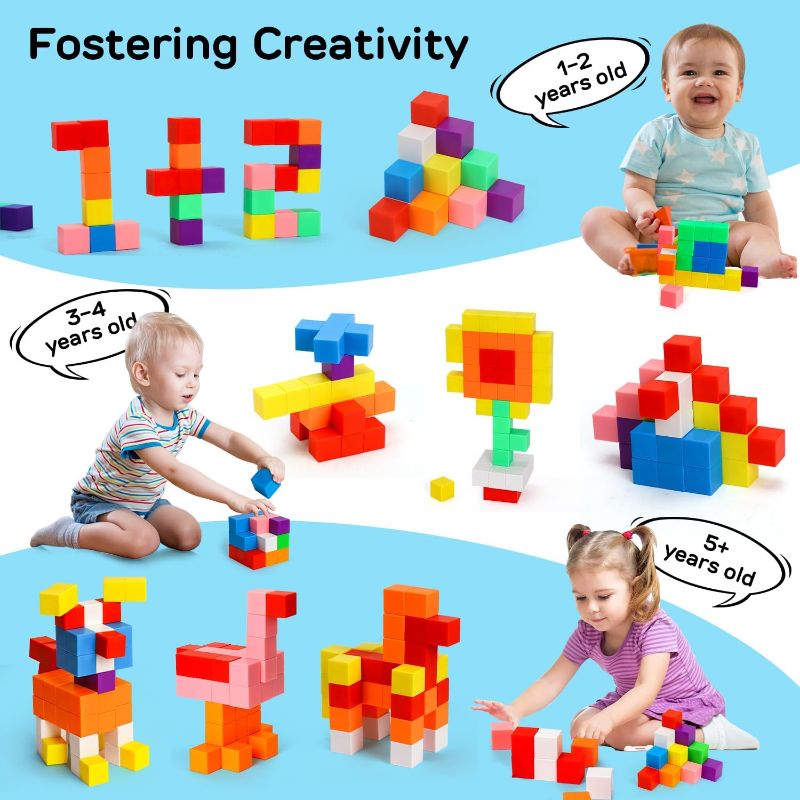 Photo 1 of TOY Life 64 Pcs Magnetic Blocks Magnetic Building Blocks Magnetic Blocks for Toddlers Age 3-5 Magnetic Blocks for Kids Ages 4-8 STEM Magnetic Blocks for Kids Ages 3-5 Learning Building Toys
