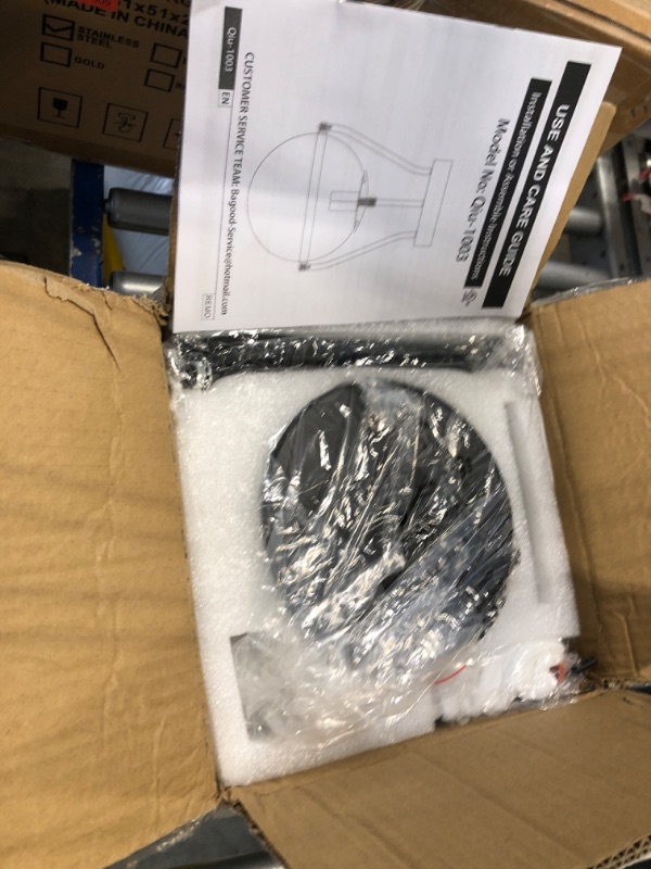 Photo 1 of Bagood 8 Inch Mid Century Ceiling Light Modern Black Semi Flush Mount Ceiling Light with Clear Glass Shade Globe Semi Flush Mount Ceiling Light Fixture for Bedroom Hallway Bathroom Foyer (Bulb Incl.) Clear & Black 8 inch