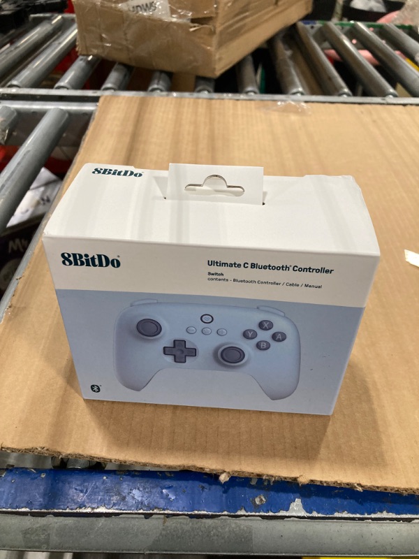 Photo 3 of 8BitDo Ultimate C Bluetooth Wired/BT Blue Controller for Switch
