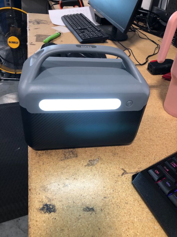 Photo 1 of ***DAMAGED***
Portable Power Station 300W. 268.8Wh (600W Surge) LiFePo4 Solar Generator with USB-C PD60W Fast Charge, 110V Pure Sine Wave AC Outlet Outdoor Quiet Generators for CPAP Home Use Camping Outage 300W-268.8Wh