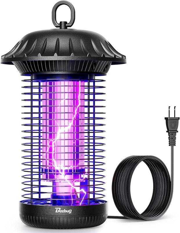 Photo 1 of LED Bug Zapper Indoor Outdoor, 10 Years Lifespan Lamp Sustainable Less Power, 6.5ft Power Cord, High-Voltage Mosquito Zapper, Fly Trap Mosquito Trap, Fly Killer Fly Zapper -MO008C