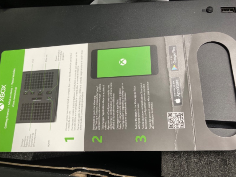 Photo 1 of ***SOLD AS PARTS ALL SALES FINAL*** ***SOLD AS PARTS ALL SALES FINAL*** 
****MISSING HARDWARE//CONSOLEV DOES NOT RECOGNIZE WIFI****
Xbox Series X Console 
