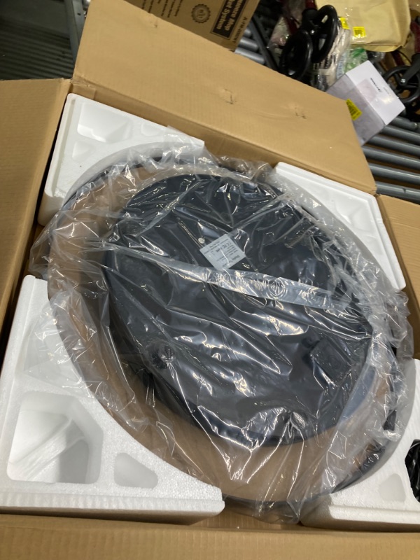 Photo 1 of fotoconic Black Electric Motorized Rotating Turntable Display Stand, 24 Inch / 60cm Diameter, 180 Lb Centric Loading for Shop Display Black 24", 180 Lb Max Loading