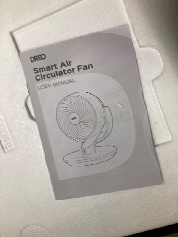 Photo 4 of Dreo Smart Fans for Home Bedroom, 11 Inch, 25dB Quiet DC Room Fan with Remote, 120°+90° Oscillating Fan, 6 Modes, 9 Speeds, 12H Timer, Large Air Circulator Works with Alexa/Google/WiFi/Voice Control Silver