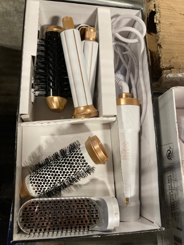 Photo 2 of *SIMILAR PRODUCT* Shark HD430 FlexStyle Air Styling & Drying System, Powerful Hair Dryer Brush & Multi-Styler with Auto-Wrap Curlers, Paddle Brush, Oval Brush, Concentrator Attachment, Stone