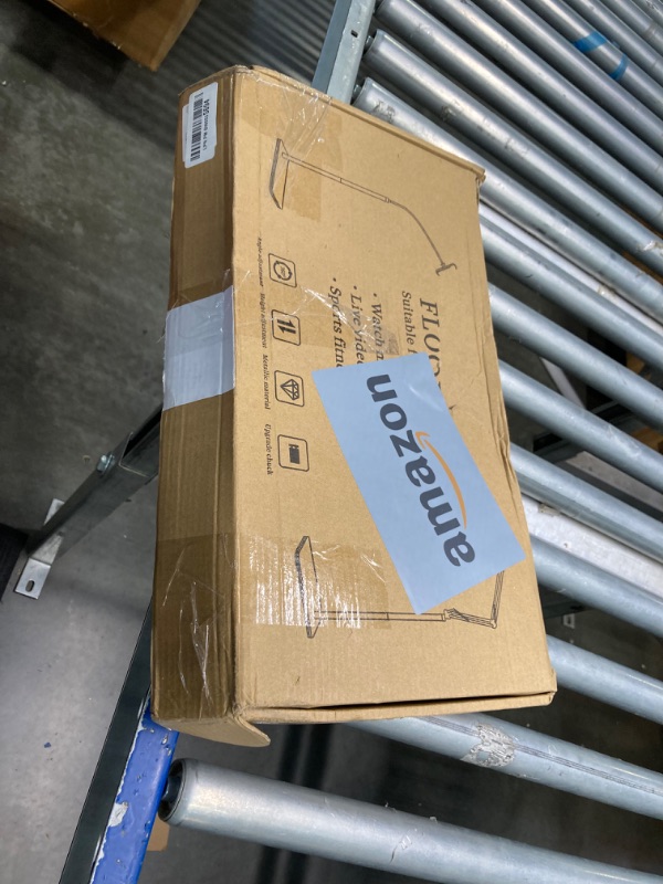 Photo 1 of Tablet Floor Stand, Overhead Bed Phone Mount, Height Adjustable Universal Metal Tablet Holder, Phone Stand, Compatible with iPad, Samsung Galaxy Tab, Phone, Kindle, 4.5-12.9" (Light White