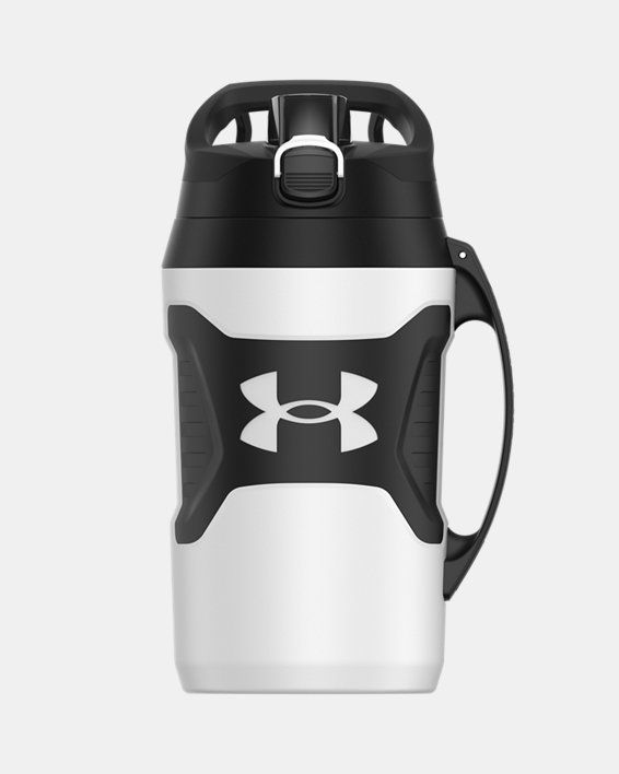 Photo 1 of ****USED** Under Armour Playmaker Sport Jug, Water Bottle with Handle, Foam Insulated & Leak Resistant, 64oz, Black/White