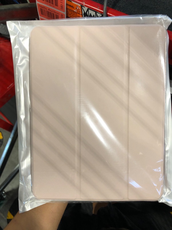 Photo 2 of ****USED** VAKS for iPad Air 6th Generation Case 11 inch M2 2024, iPad Air 5th / iPad Air 4th Generation case 10.9 inch, Trifold Stand Smart Cover Auto Wake with Pencil Holder Soft TPU Back, Pink