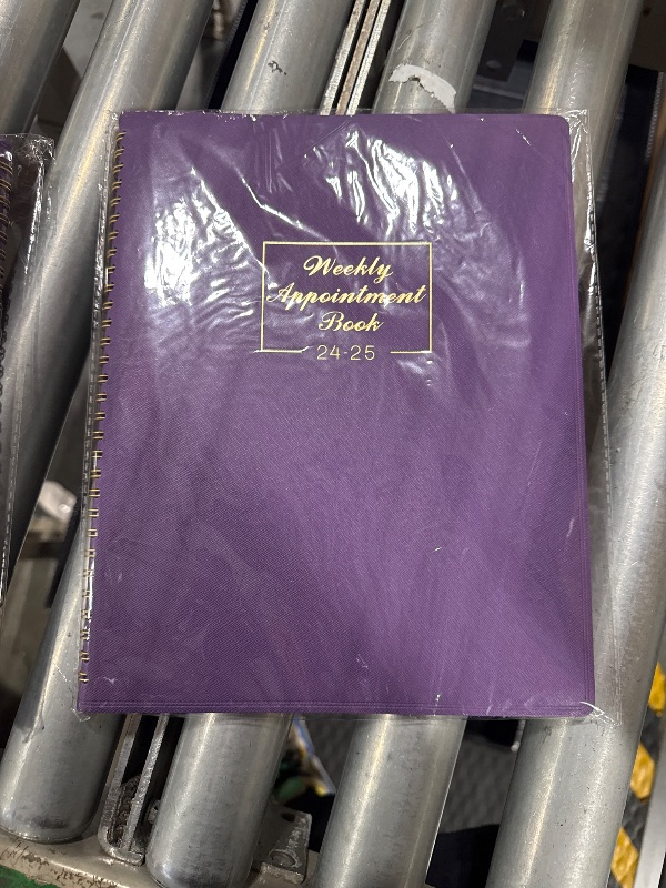 Photo 2 of 2024-2025 Weekly Appointment Book - Daily Planner 2024-2025 from JULY 2024 - JUNE 2025, 8.4" x 10.6", 15-Minute Interval, Flexible Leather Cover