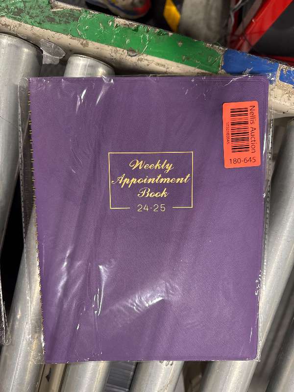 Photo 2 of 2024-2025 Weekly Appointment Book - Daily Planner 2024-2025 from JULY 2024 - JUNE 2025, 8.4" x 10.6", 15-Minute Interval, Flexible Leather Cover
